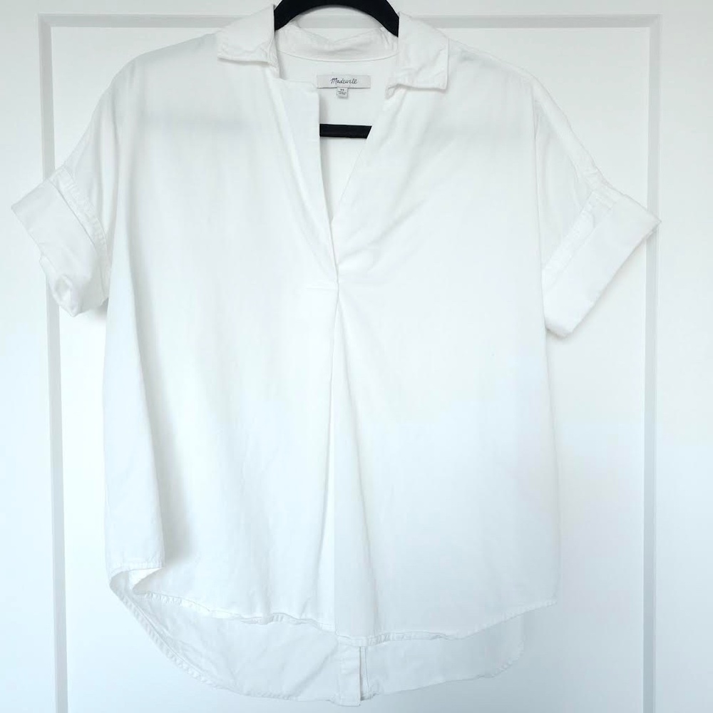 Madewell Courier Button Back Shirt